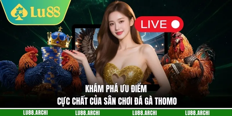 Khám phá ưu điểm cực chất của sân chơi đá gà Thomo