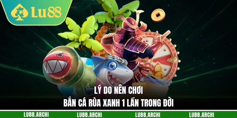 Lý do nên chơi bắn cá rùa xanh 1 lần trong đời